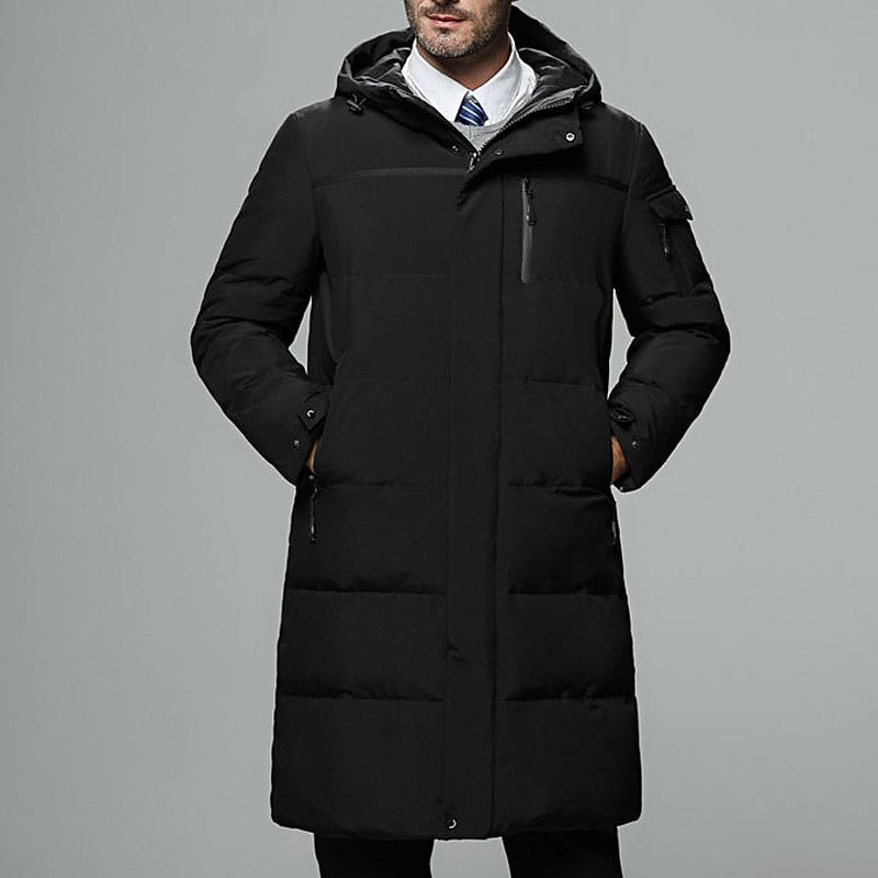 Hooded Longline Puffer Coat