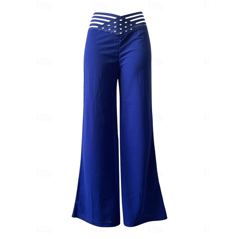 High-Waist Wide-Leg Pants