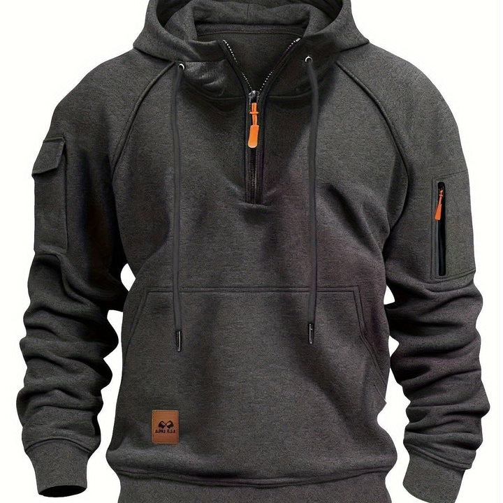 Utility Quarter-Zip Hoodie