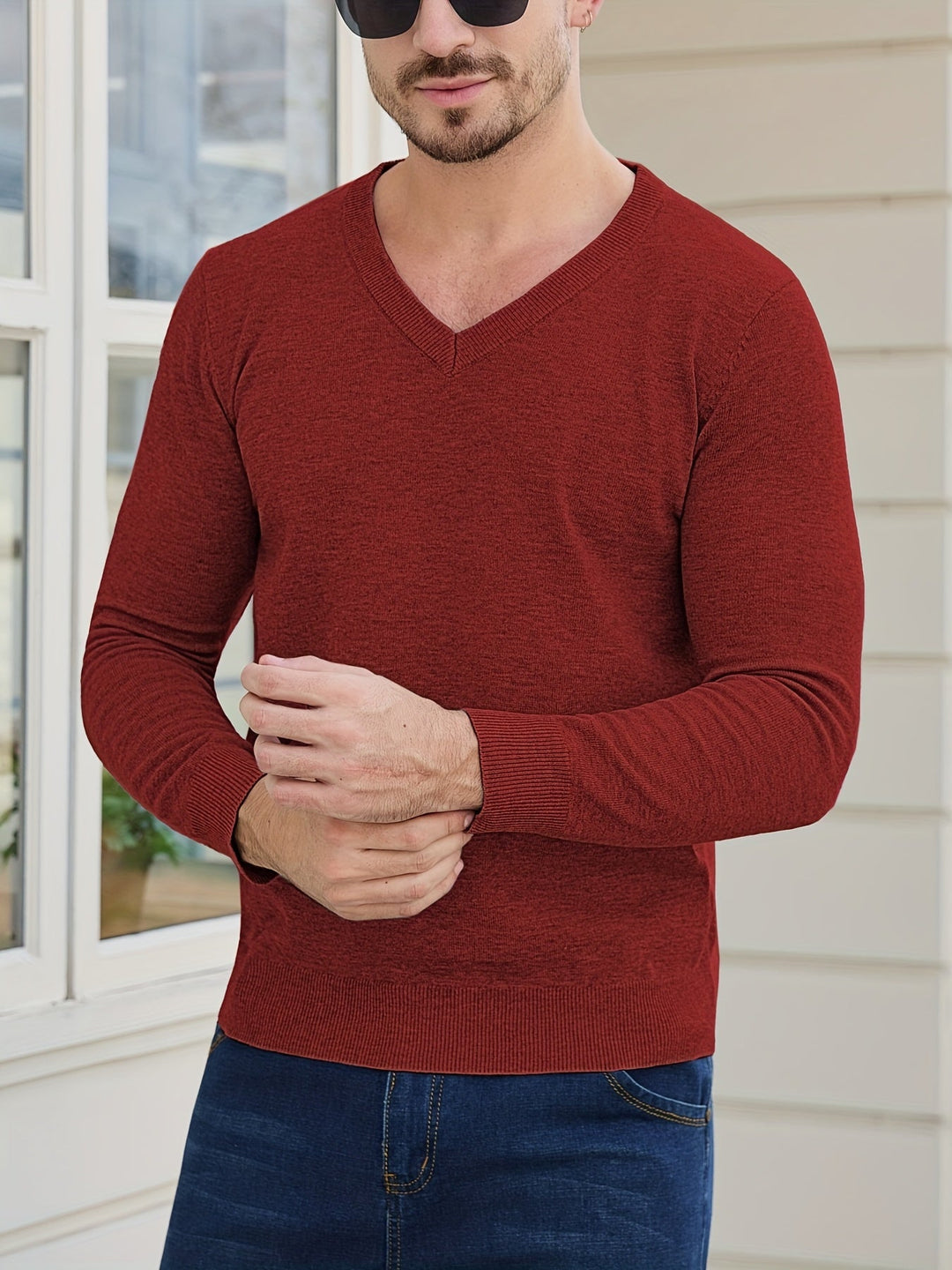 Classic V-Neck Sweater