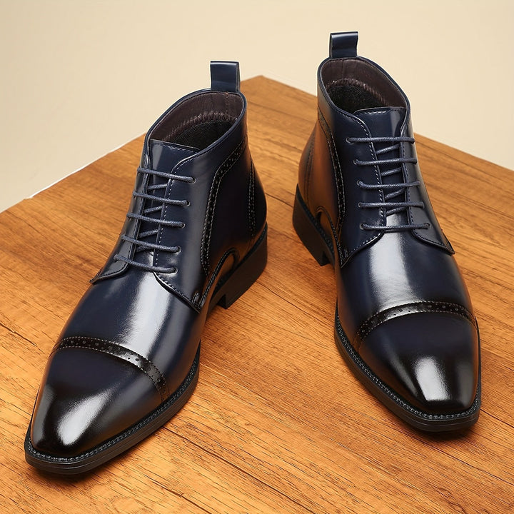 Refined Cap-Toe Ankle Boots