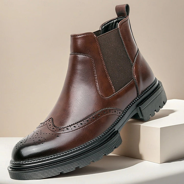 Wingtip Chelsea Boots