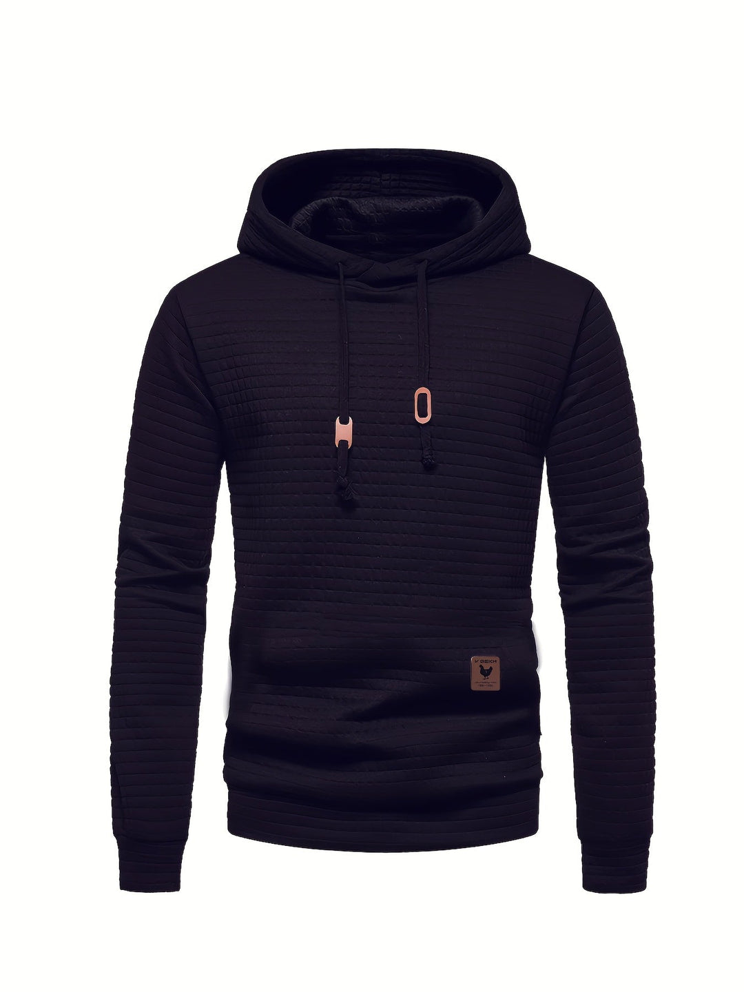 Textured Pullover Hoodie