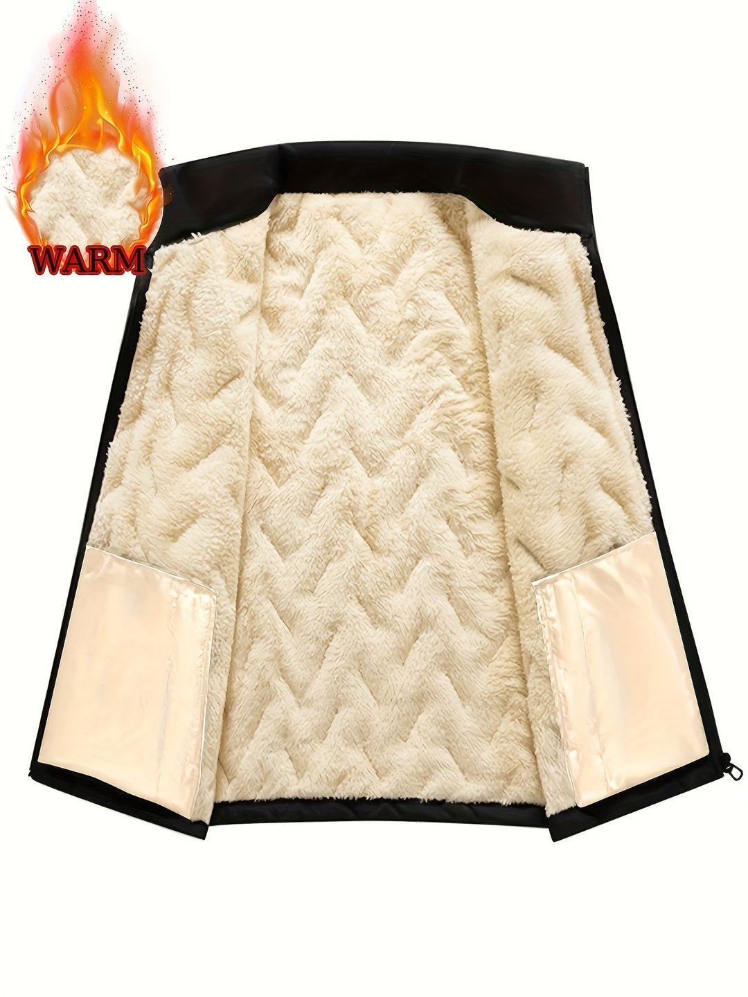 Fleece-Lined Sleeveless Vest
