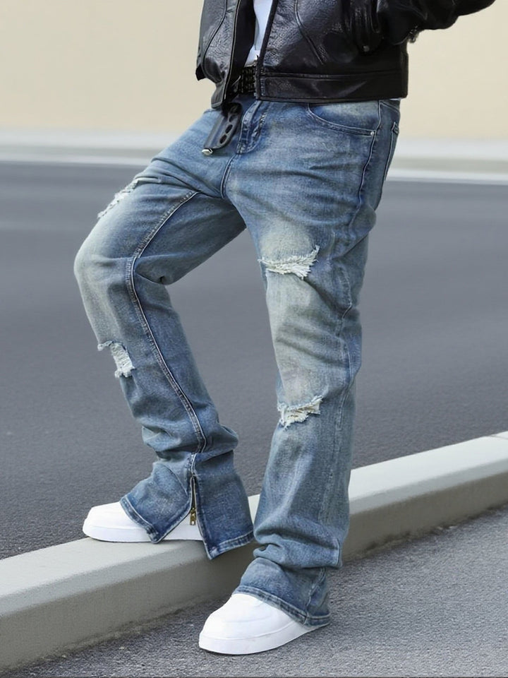 Relaxed Straight-Leg Jeans
