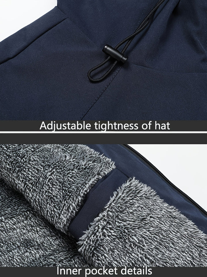 Cozy Fleece-Lined Hooded Jacket