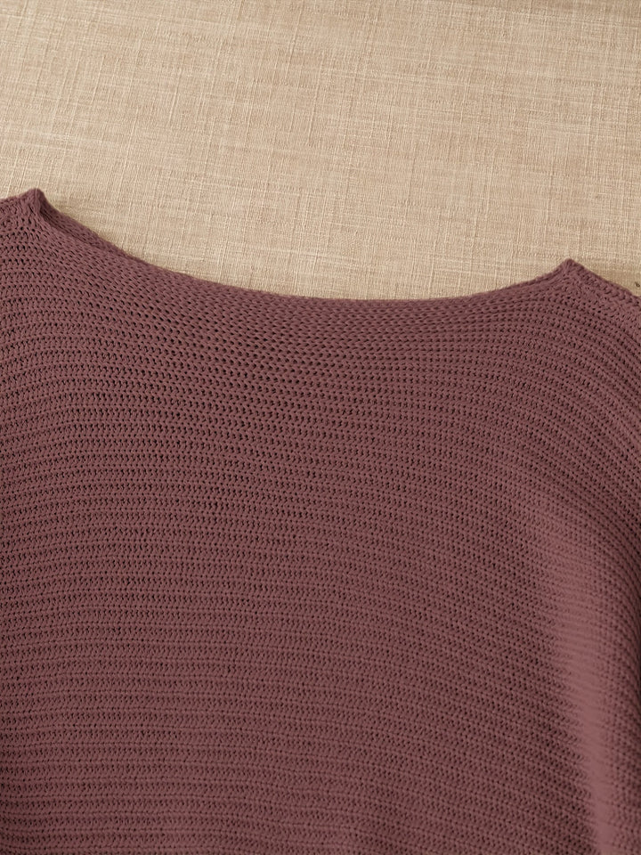 Relaxed Open-Knit Sweater