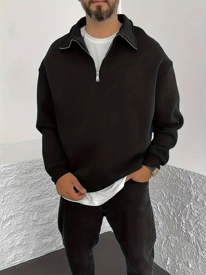 Cozy Half-Zip Sweatshirt