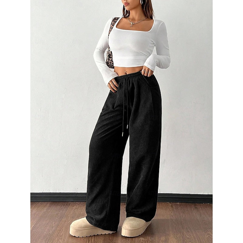 Relaxed Wide-Leg Pants