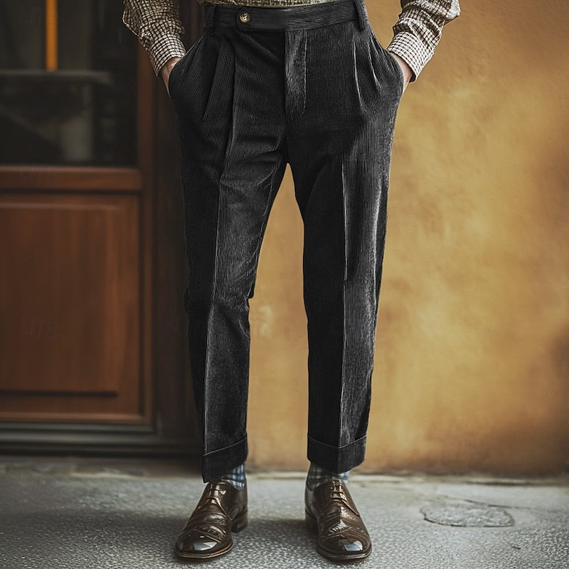 Pleated Gurkha Pants