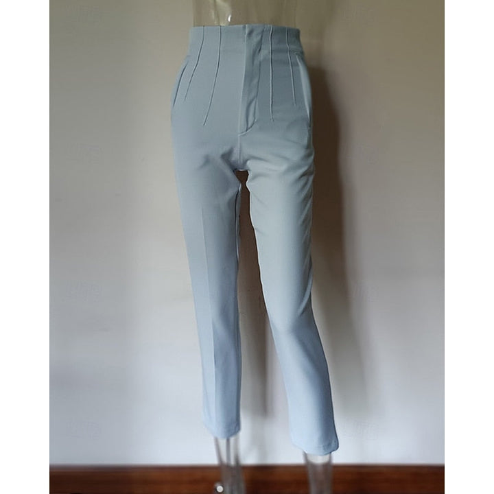High-Waisted Tailored Pants