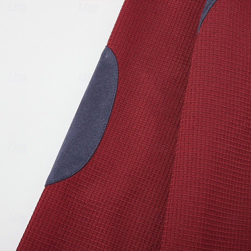 Quarter-Zip Textured Sweater