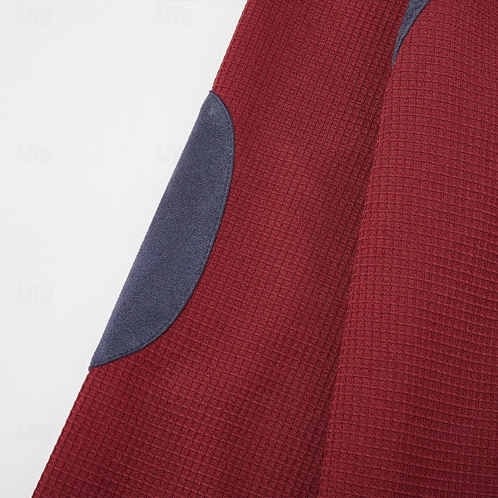 Quarter-Zip Textured Sweater