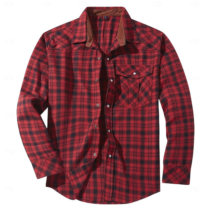 Rugged Plaid Overshirt
