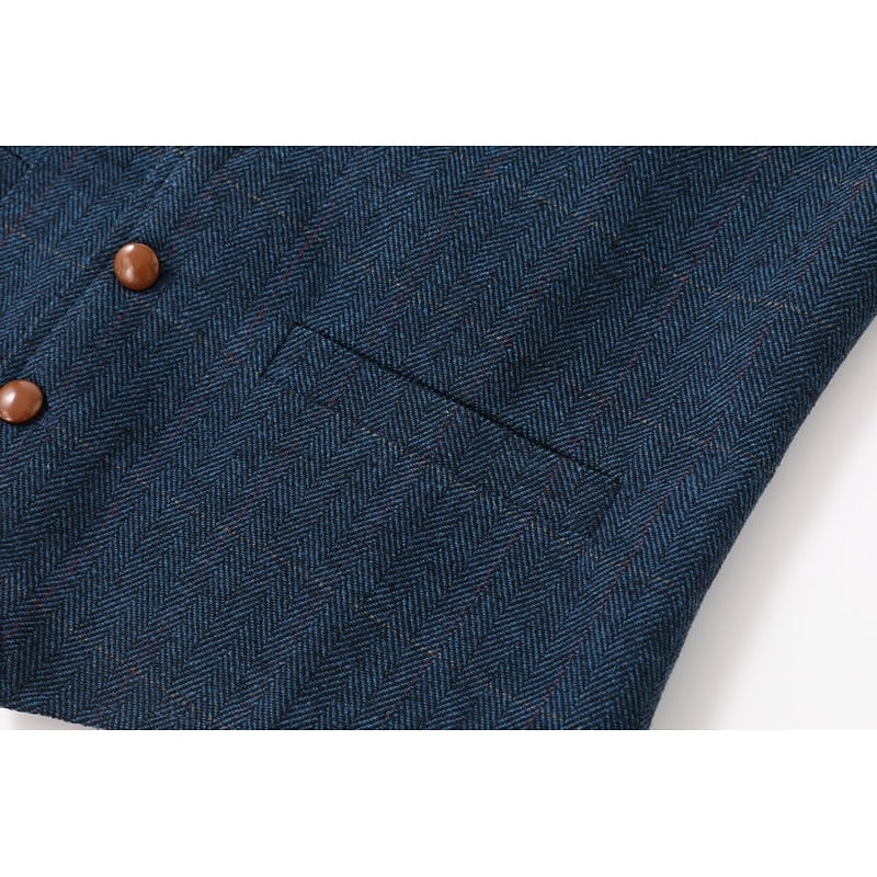 Herringbone Tailored Vest