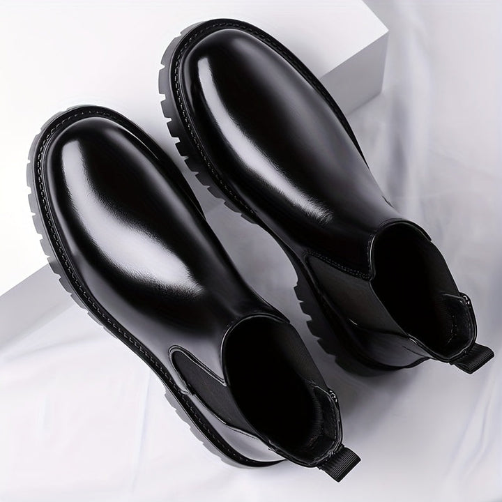 Rugged-Sole Chelsea Boots
