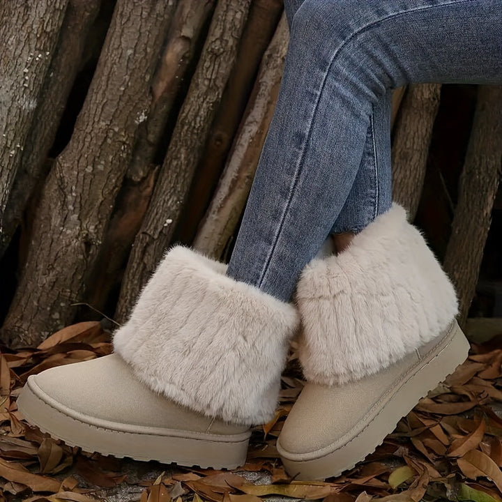 Cozy Platform Winter Boots