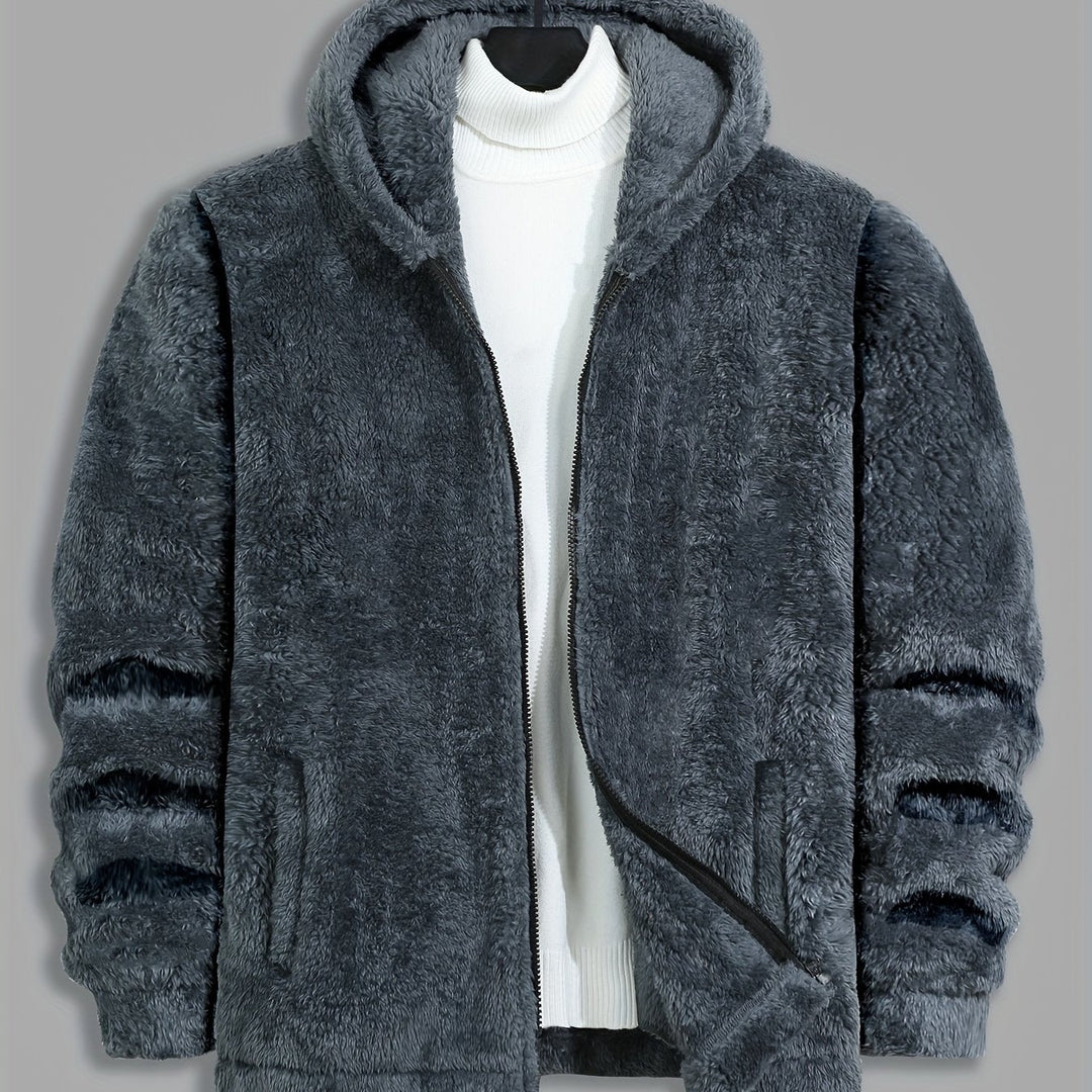 Cozy Hooded Zip Jacket