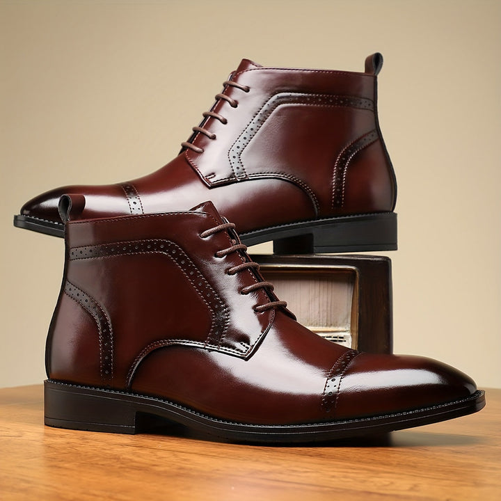 Refined Cap-Toe Ankle Boots