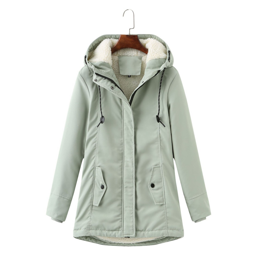 Cozy Hooded Cold-Weather Coat