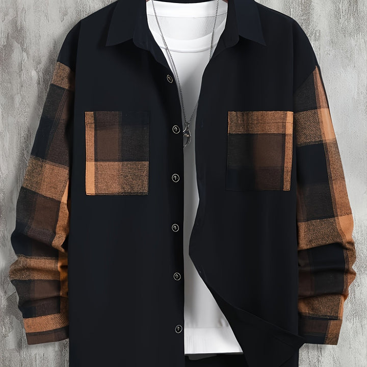 Color-Block Pocket Shirt