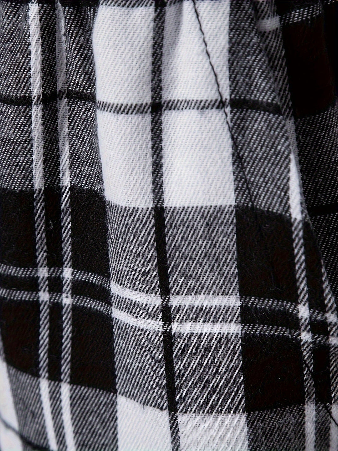Relaxed Plaid Lounge Pants