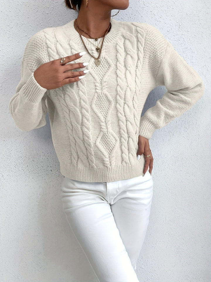 Chunky Cable-Knit Sweater