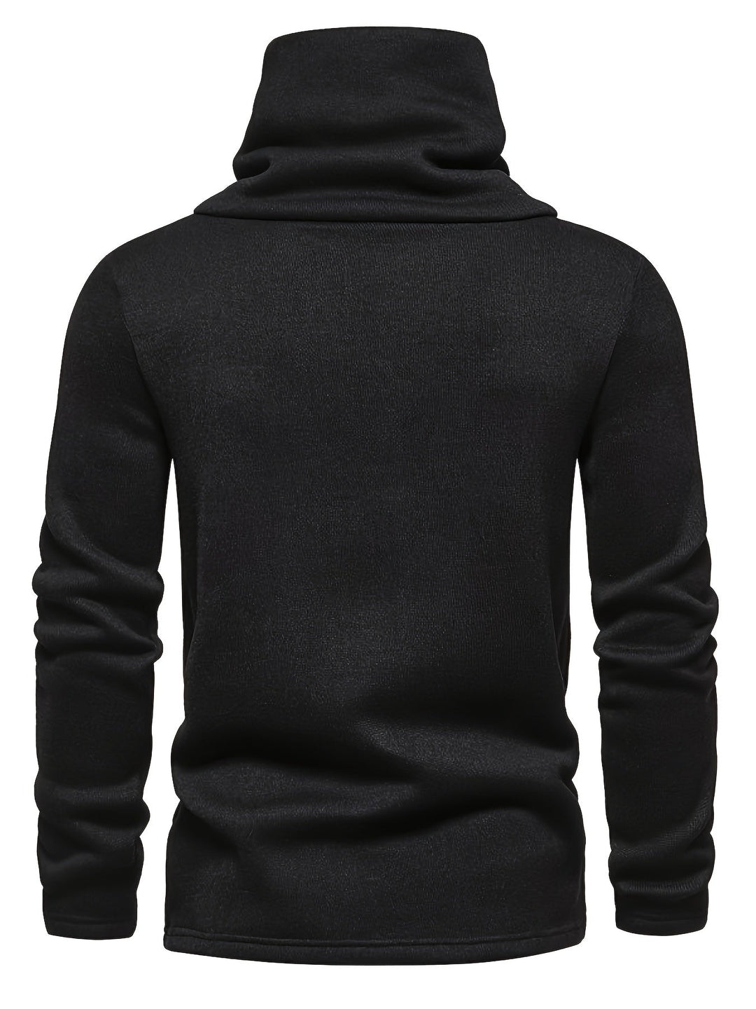Slouchy Collar Button-Up Sweater