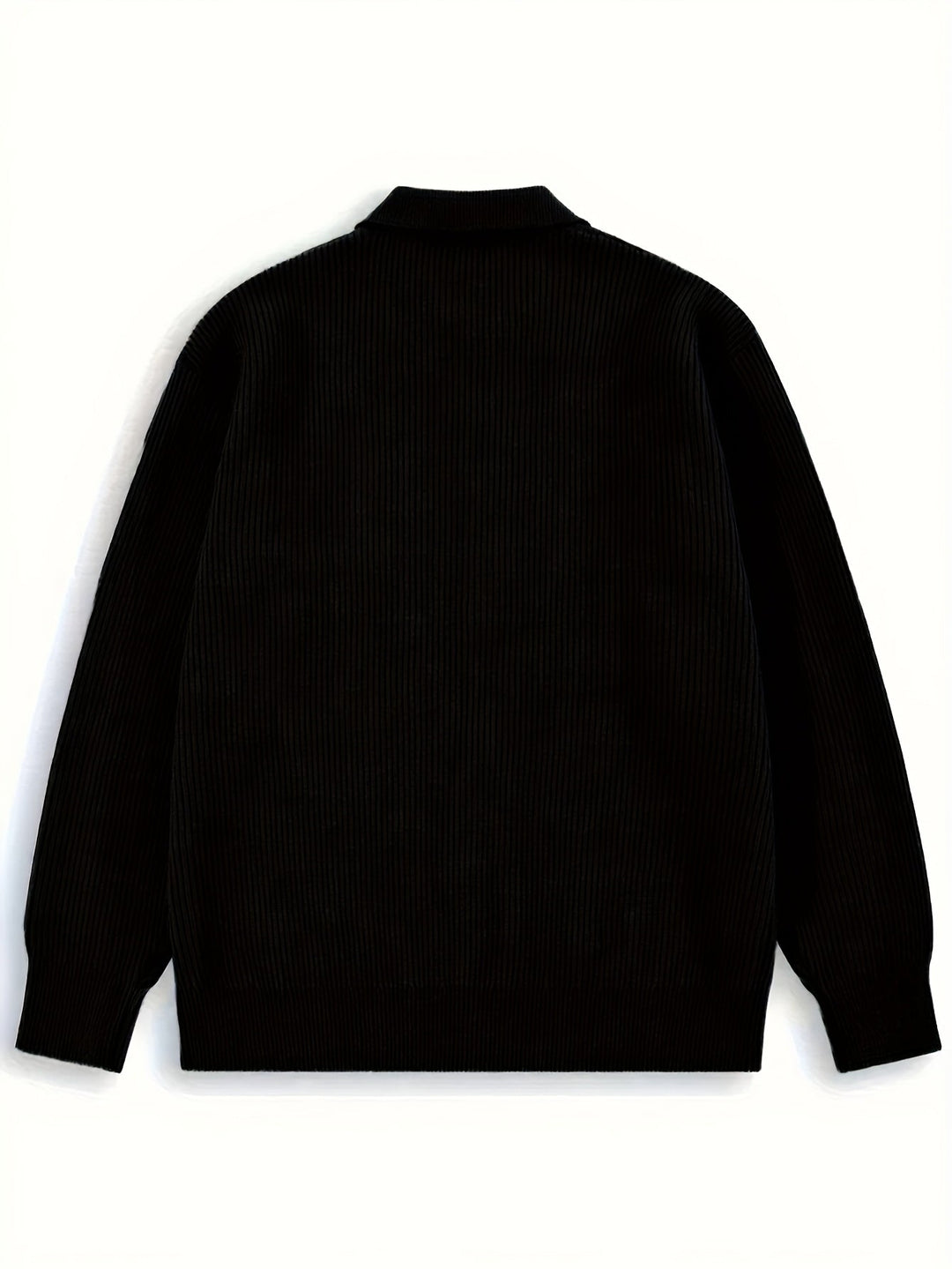 Relaxed Collared Cardigan