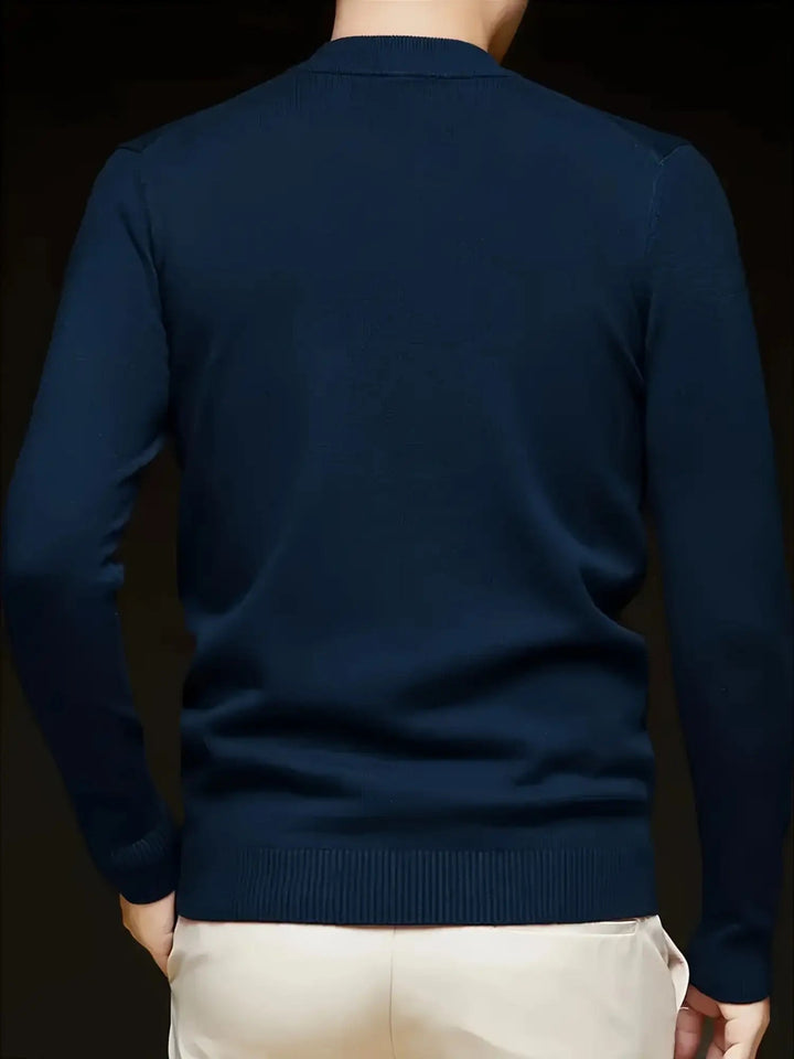 Mock Neck Knit Sweater