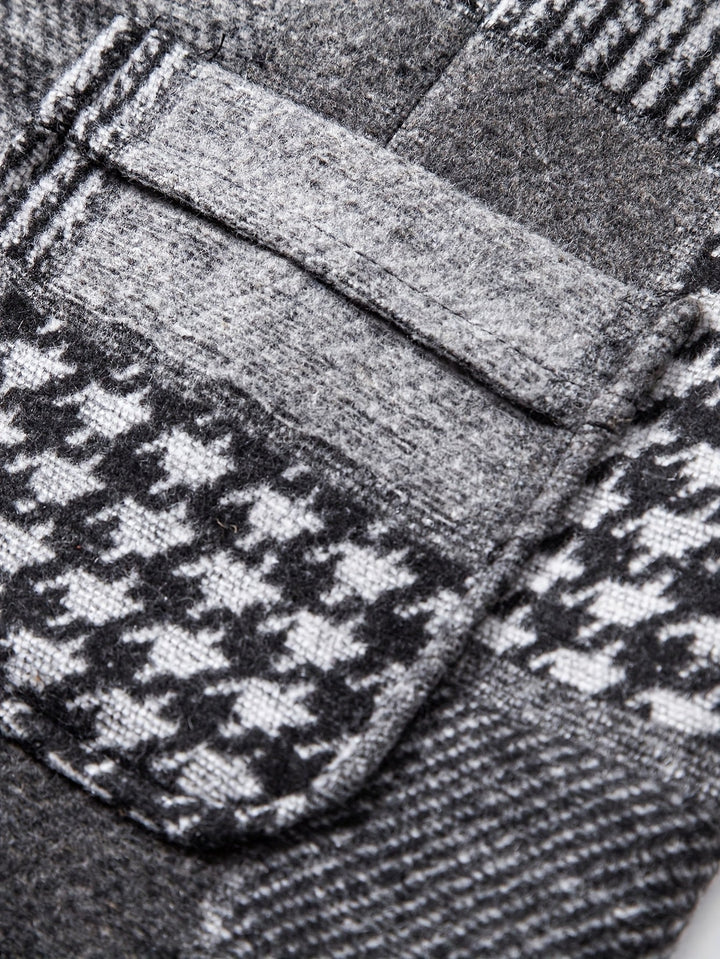 Patchwork Tailored Vest