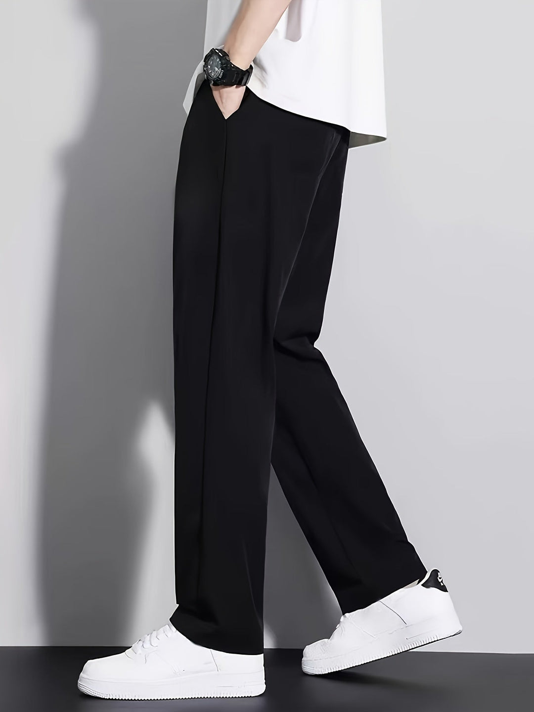 Relaxed Straight-Leg Pants