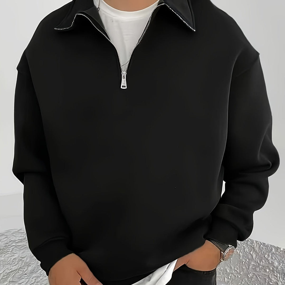 Cozy Half-Zip Sweatshirt