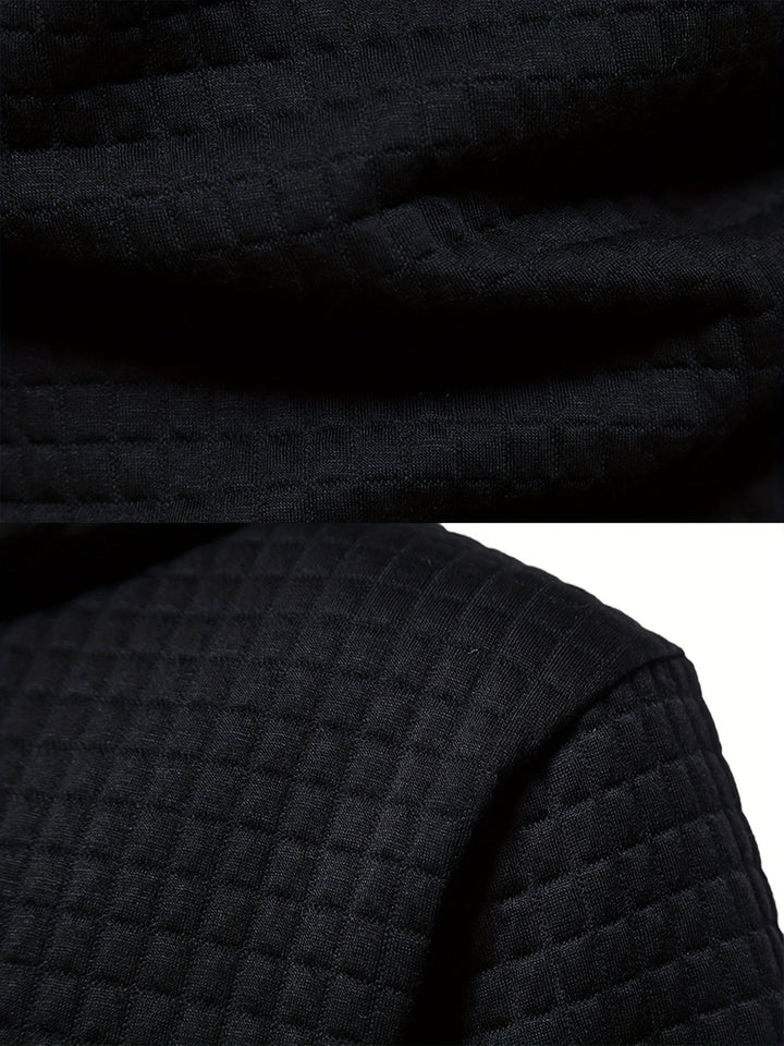 Textured Pullover Hoodie