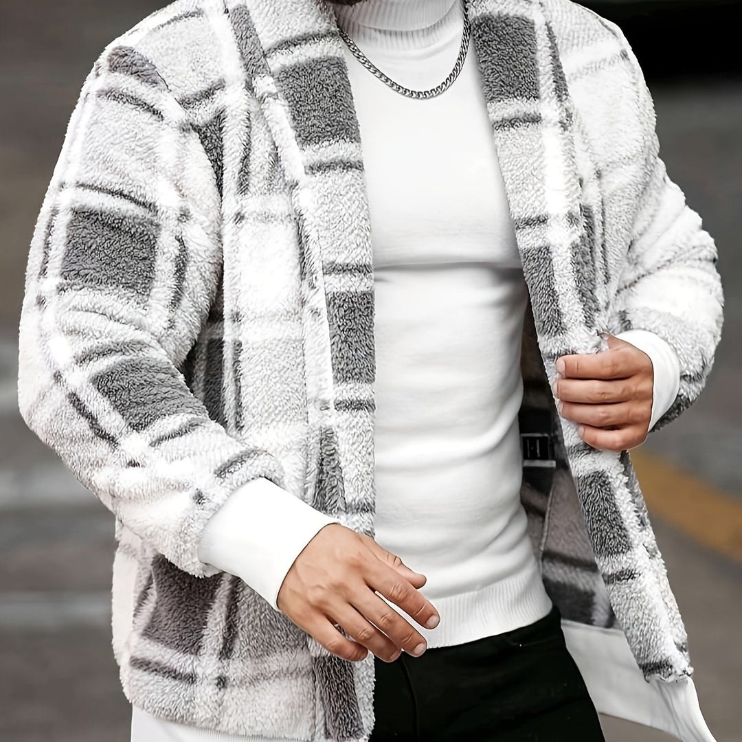 Checked Relaxed Fit Jacket