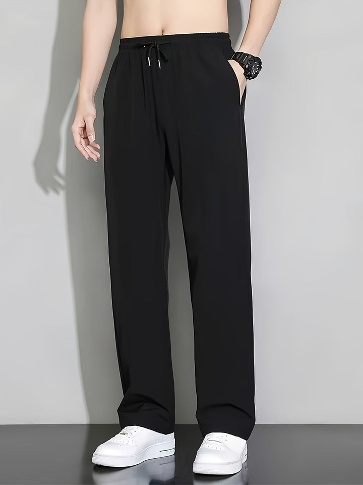 Relaxed Straight-Leg Pants