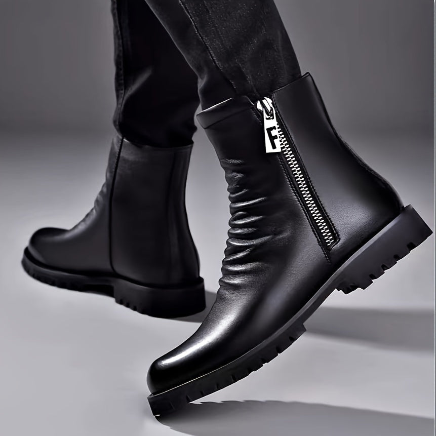 Refined Zip-Side Boots