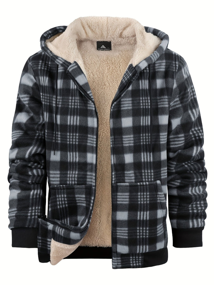 Cozy Hooded Zip-Up Jacket