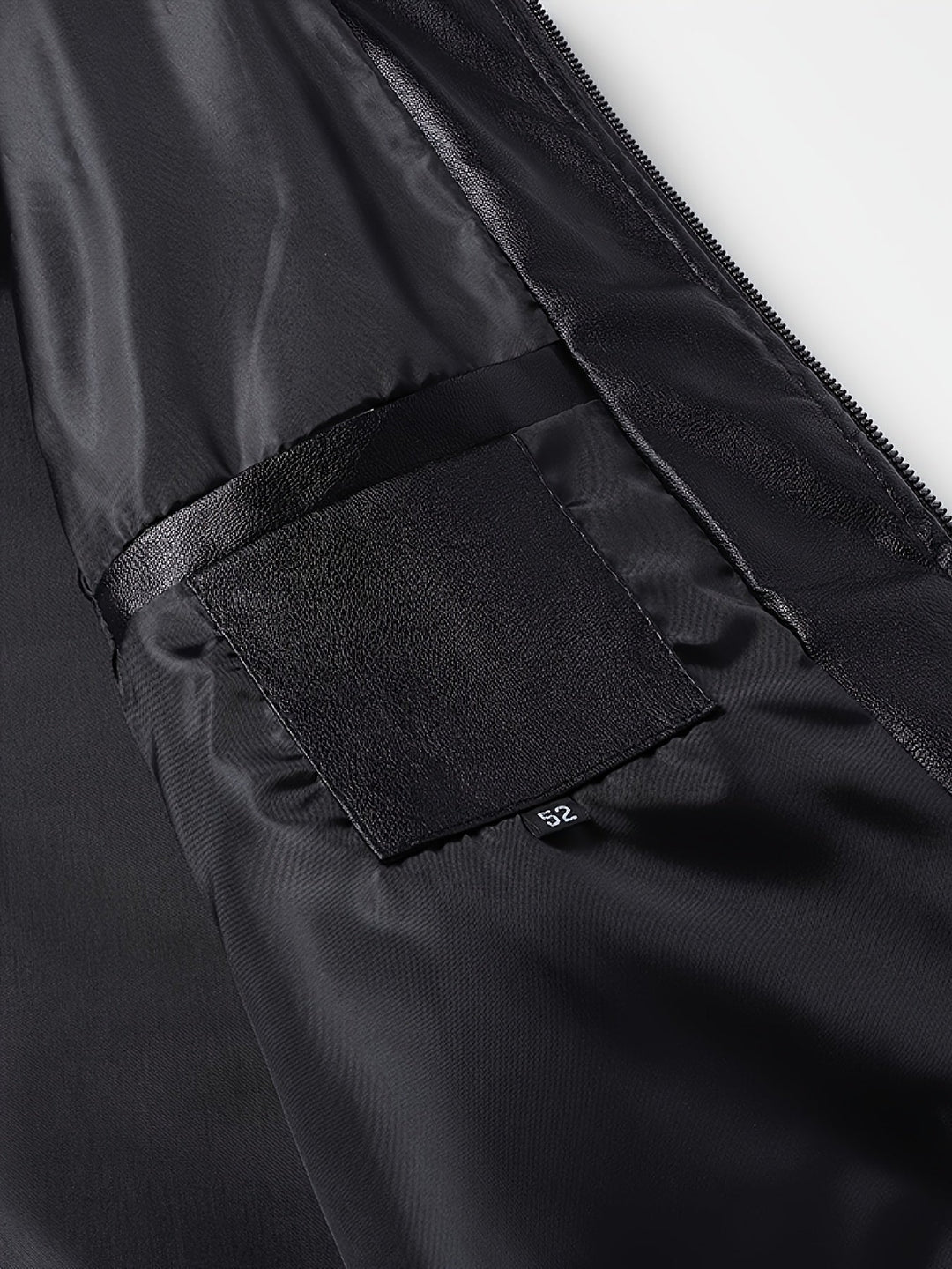 Refined Zip-Up Bomber Jacket