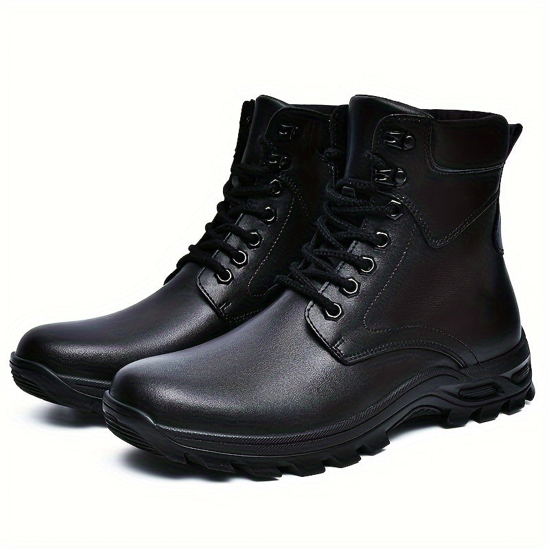 Rugged Lace-Up Boots