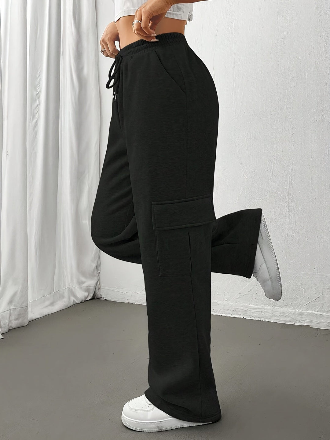Relaxed Cargo Sweatpants