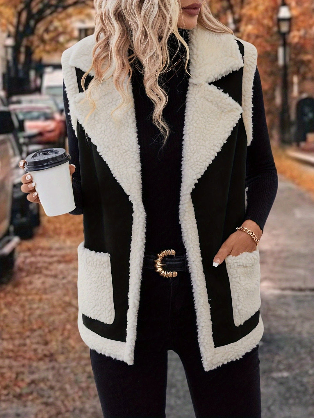 Cozy Lapel Vest