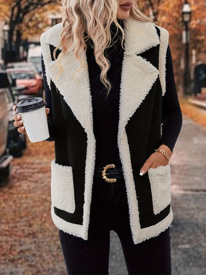 Cozy Lapel Vest