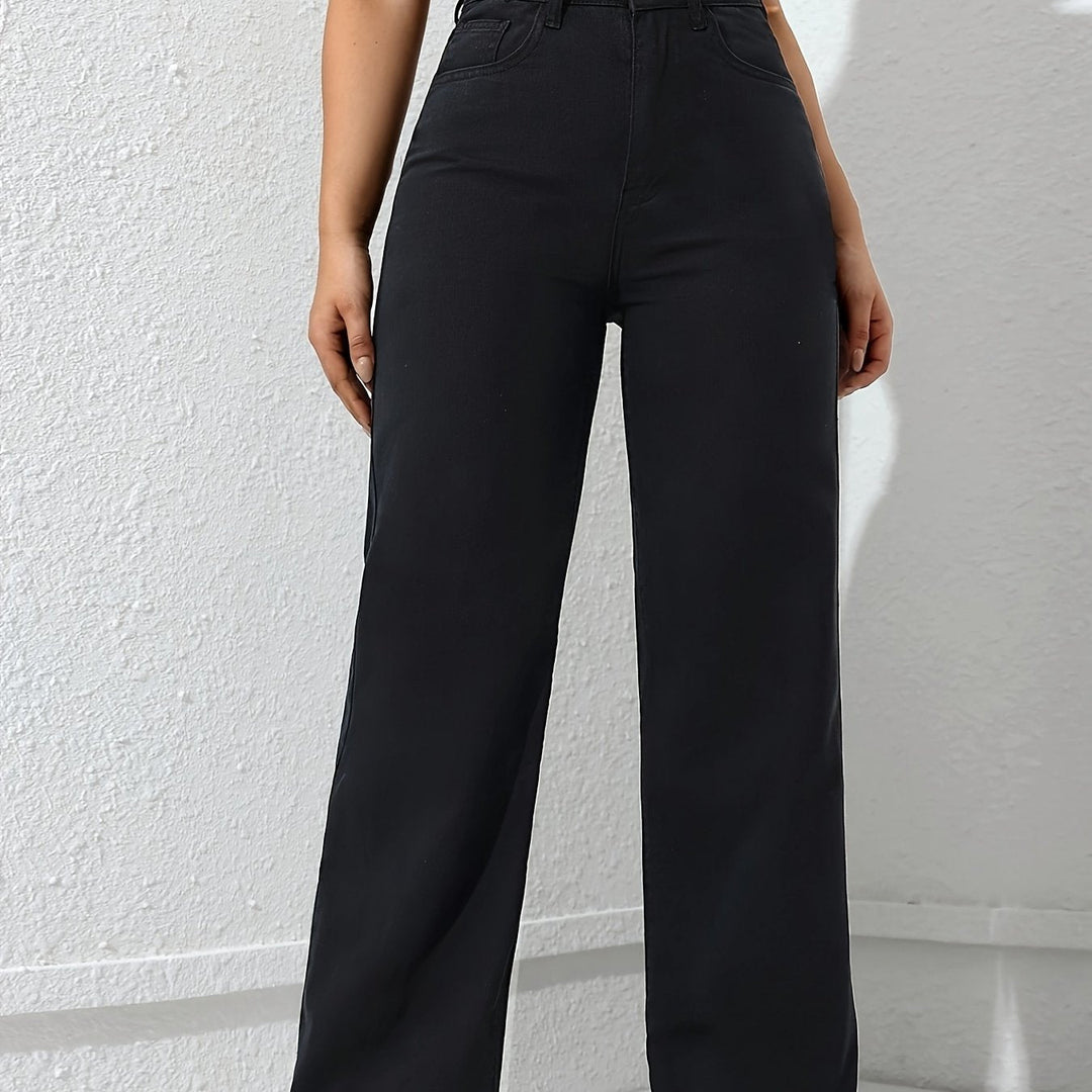 High-Waisted Wide-Leg Pants