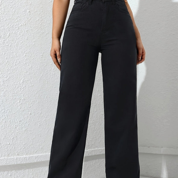 High-Waisted Wide-Leg Pants
