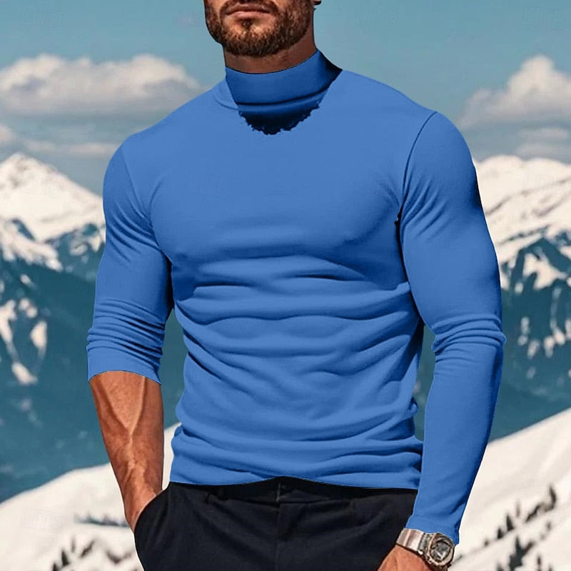 Mock Neck Long Sleeve Top