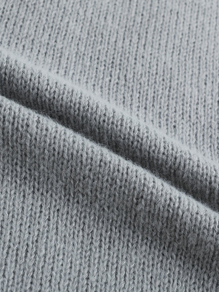 Cable-Knit V-Neck Sweater Vest