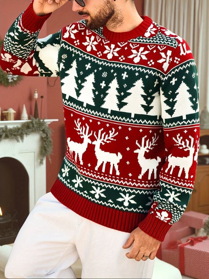 Festive Holiday Knit Sweater