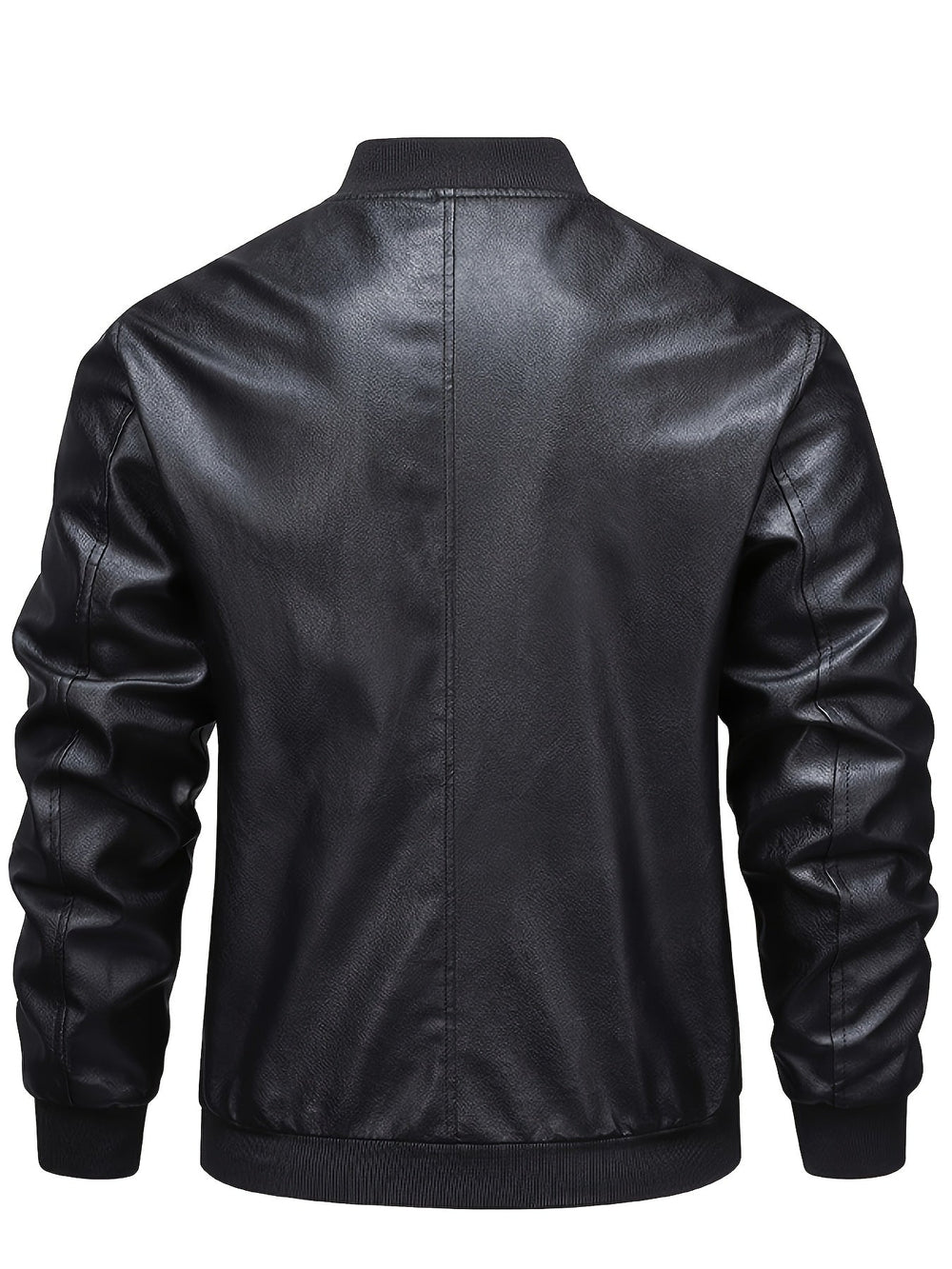 Refined Zip-Up Bomber Jacket