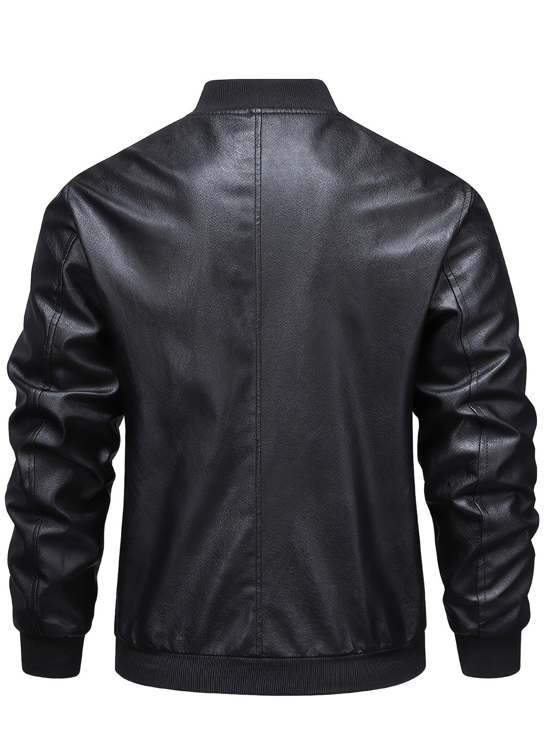 Refined Zip-Up Bomber Jacket